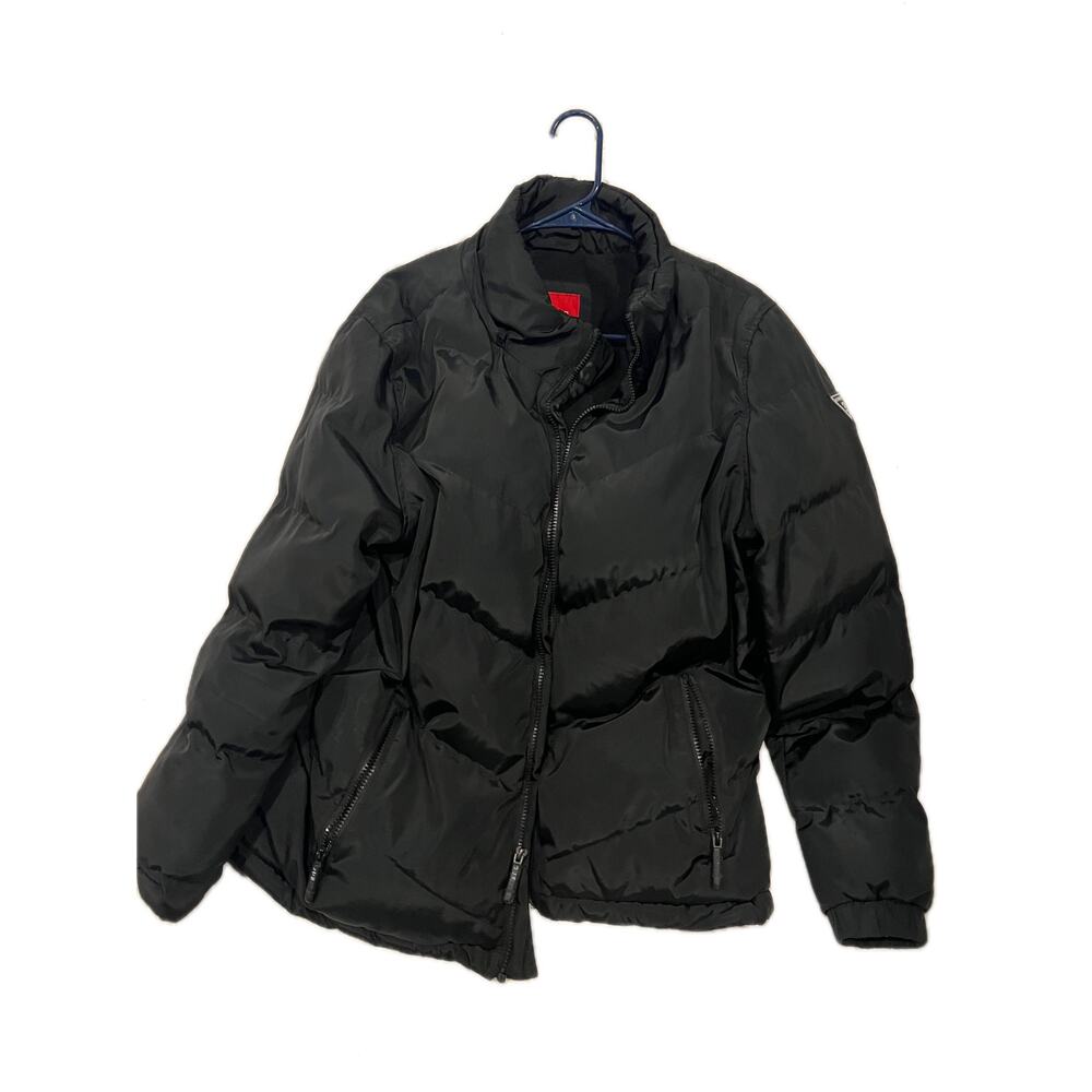Guess Black Puffer Jacket Mens L